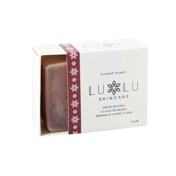 Sapun organic Flower Power, Lulu Skincare, 100g