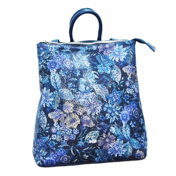 Rucsac dama,Zea,blue floral Rucsac dama,Zea,blue floral