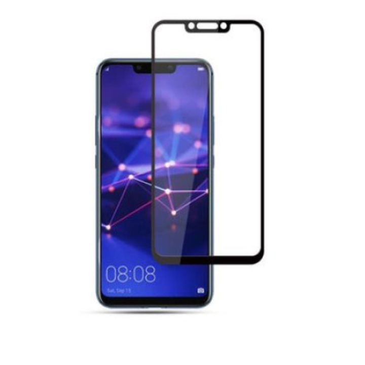 Folie sticla profesionala securizata 3D Full Screen Huawei Mate 20 Lite Black
