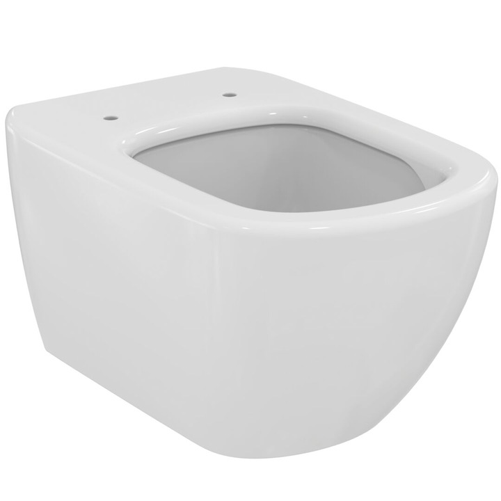 Vas WC suspendat Ideal Standard Tesi T007901, cu fixare complet ascunsa, tehnologie de spalare AquaBlade, set de fixare inclus, in cutie de carton, alb