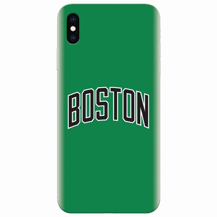 Husa silicon pentru Apple Iphone XS, NBA Boston Celtics