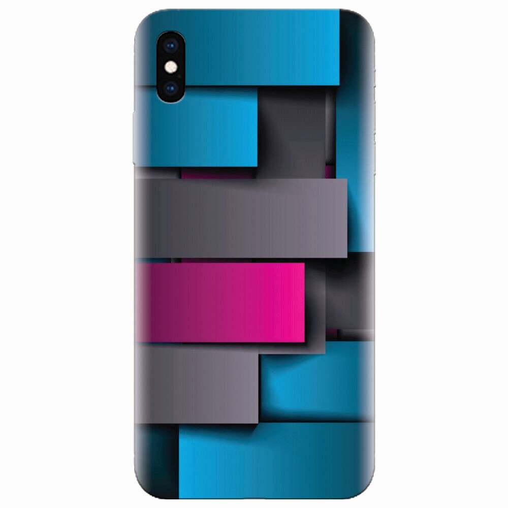 Husa silicon pentru Apple Iphone XS, Cool Abstract