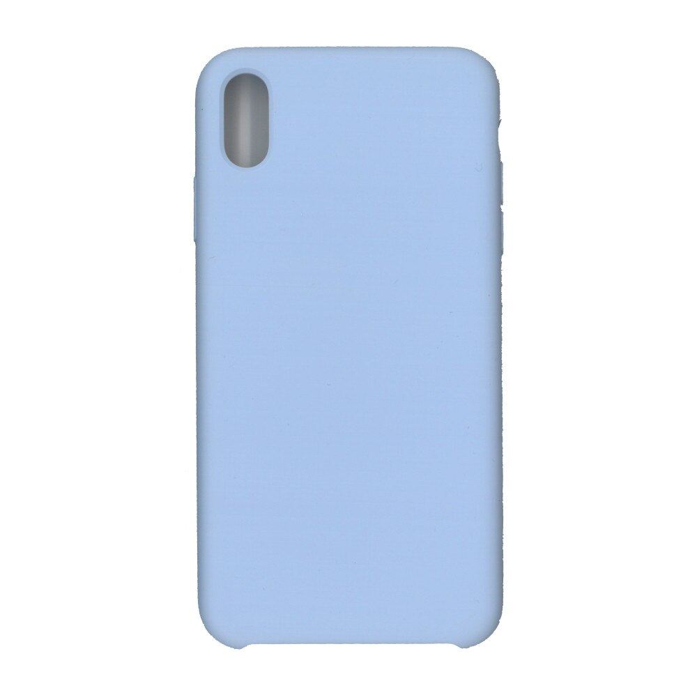 Husa din silicon mat cu interior de microfibra, EuroCell, pentru iPhone XR , blue