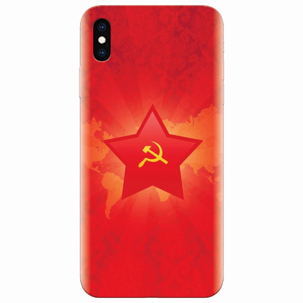 Husa silicon pentru Apple Iphone XS, Soviet Union