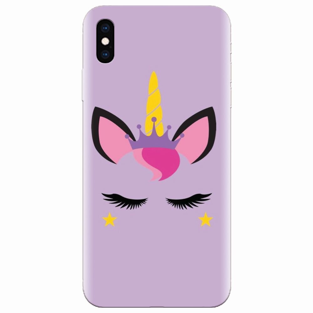 Husa silicon pentru Apple Iphone XS, Unicorn Shine