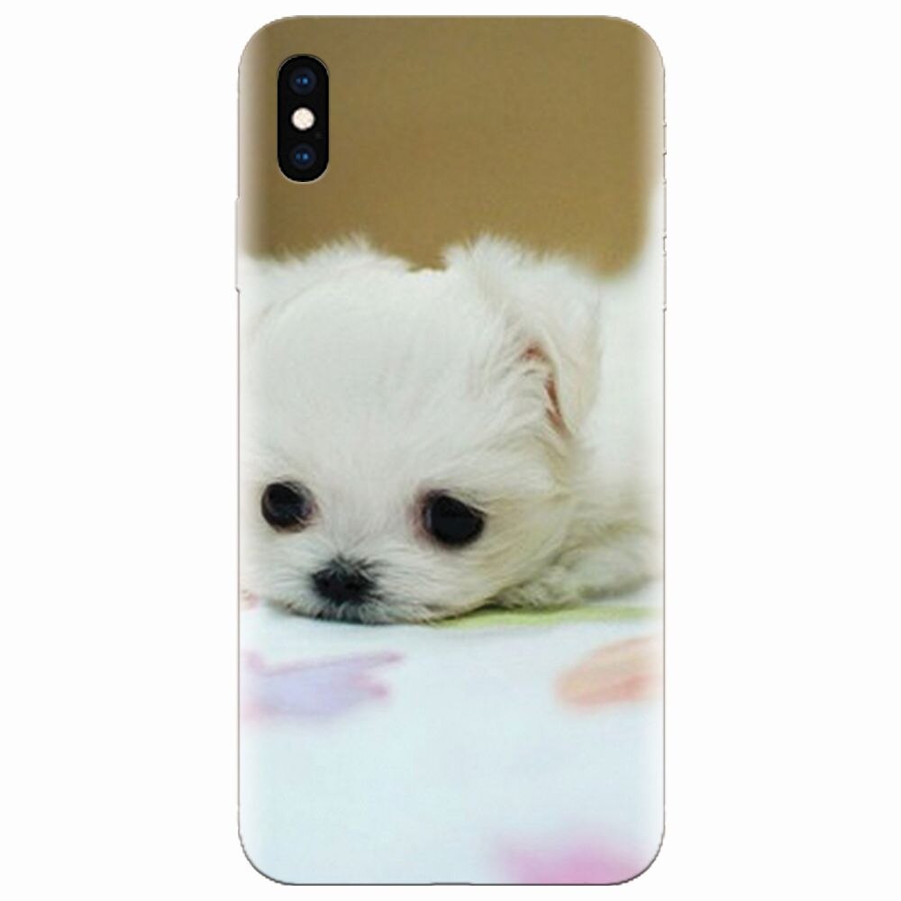 Husa silicon pentru Apple Iphone XS, Puppies 001