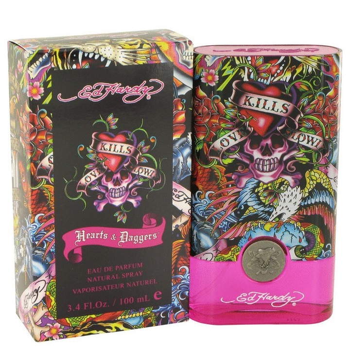 Парфюмна вода за жени Christian Audigier Ed Hardy Hearts&Daggers, EDP 100 мл