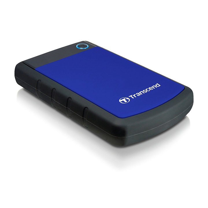 Transcend 1TB 2,5" USB3.0 StoreJet 25H3B Black/Blue, 69862, Winchester (külső)