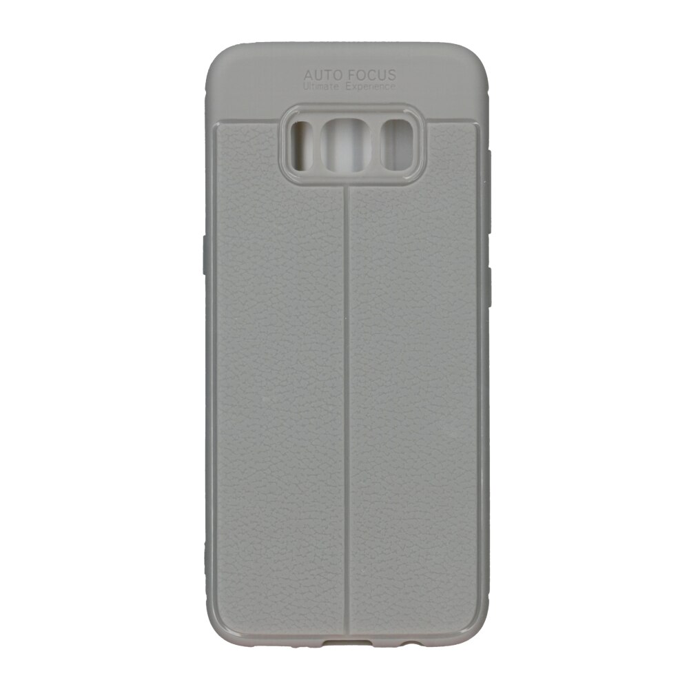 Husa din silicon auto-focus, Eurocell, pentru Samsung Galaxy S8, gri