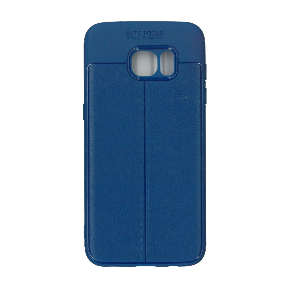 Husa din silicon auto-focus, Eurocell, pentru Samsung Galaxy S7 Edge, albastru