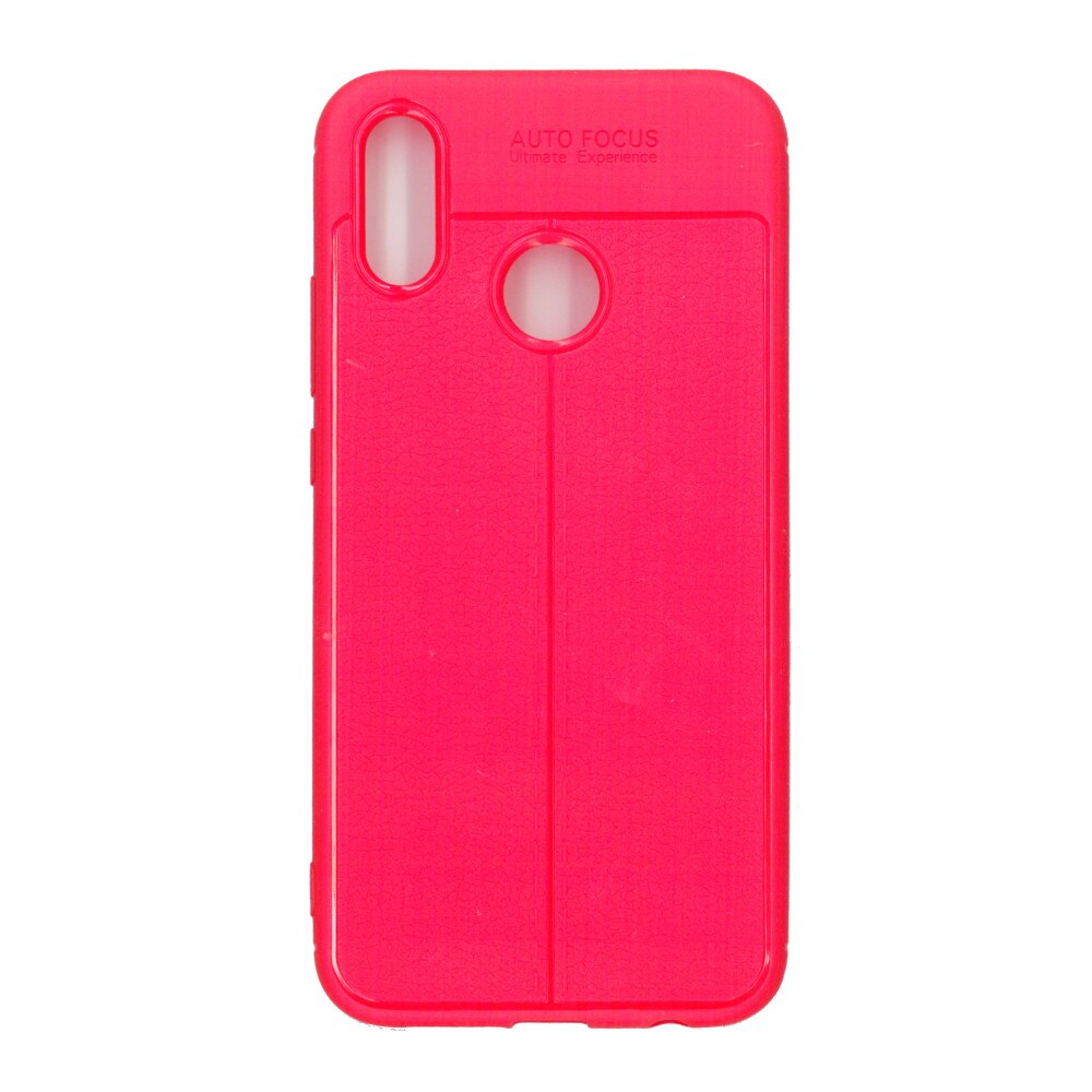 Husa din silicon auto-focus, Eurocell, pentru Huawei P20 Lite, rosu