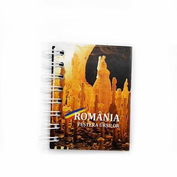 Carnetel A7 Romania 100 file foi veline coperta Pestera Ursilor Carnetel A7 Romania 100 file foi veline coperta Pestera Ursilor