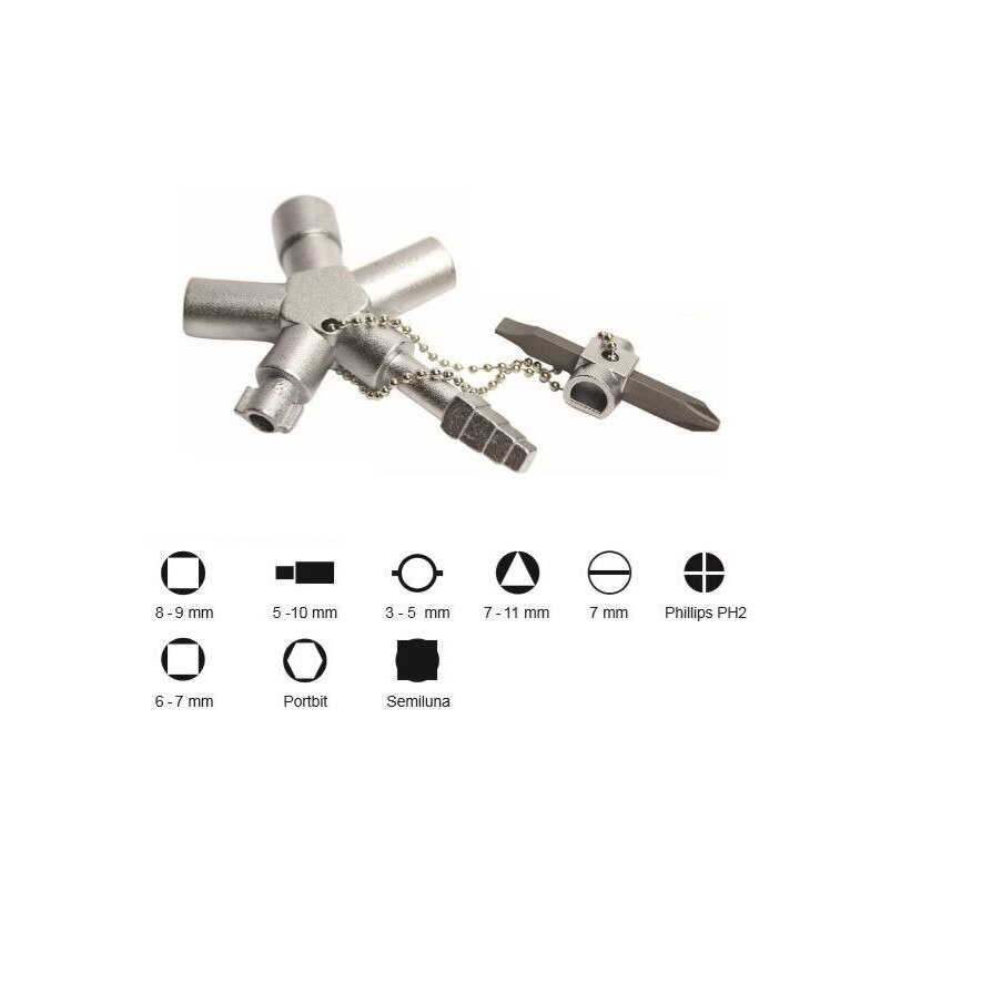 Cheie universala ABSINA pentru panouri, AB-1006