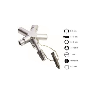 Cheie universala ABSINA pentru panouri, AB-1005 Cheie universala ABSINA pentru panouri, AB-1005