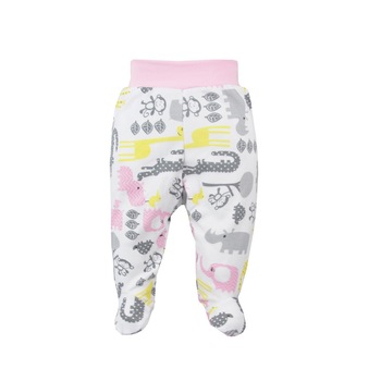 Pantaloni cu botosei pentru fete Koala Zwierzyniec 06-397R, Multicolor, 62 cm Pantaloni cu botosei pentru fete Koala Zwierzyniec 06-397R, Multicolor, 62 cm