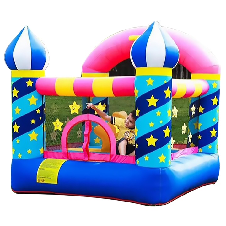 Loc de joaca/centru joaca Kota Babygonflabil 225x220x215 + Set 50 bile colorate KotaBaby 7 cm