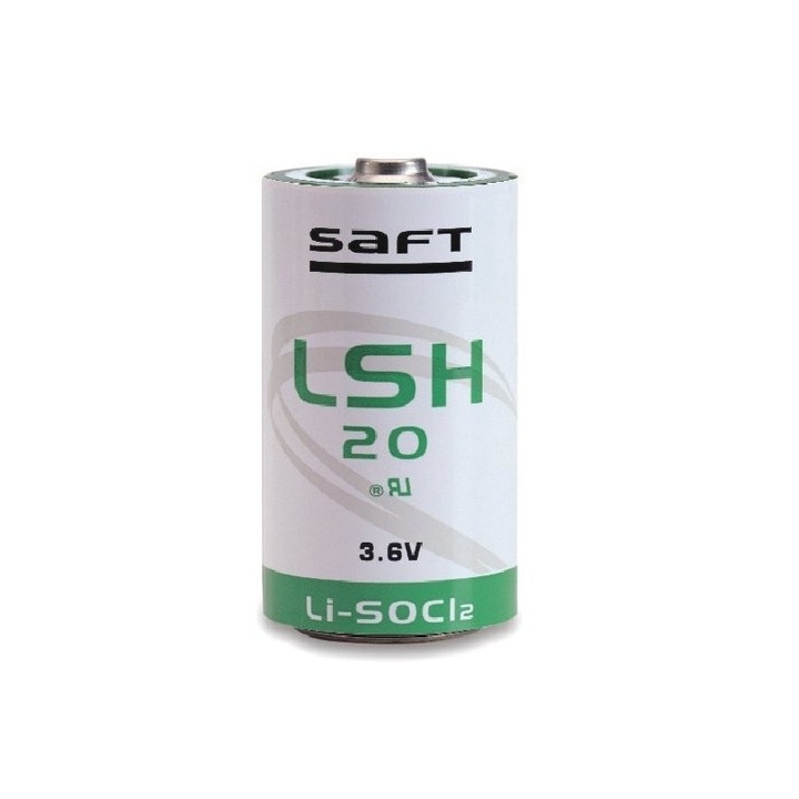 SAFT LSH 20 lítium elem, D formátum, 3.6V, 13000mAh