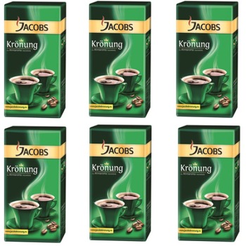 Pachet promotional: 6 pachete cafea macinata Jacobs Kronung, 250 g Pachet promotional: 6 pachete cafea macinata Jacobs Kronung, 250 g