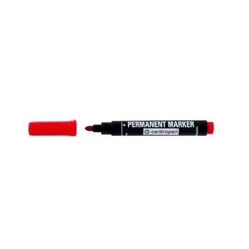 Marker Permanent Rosu Varf Rotund 2.5Mm 8566 Centropen Marker Permanent Rosu Varf Rotund 2.5Mm 8566 Centropen