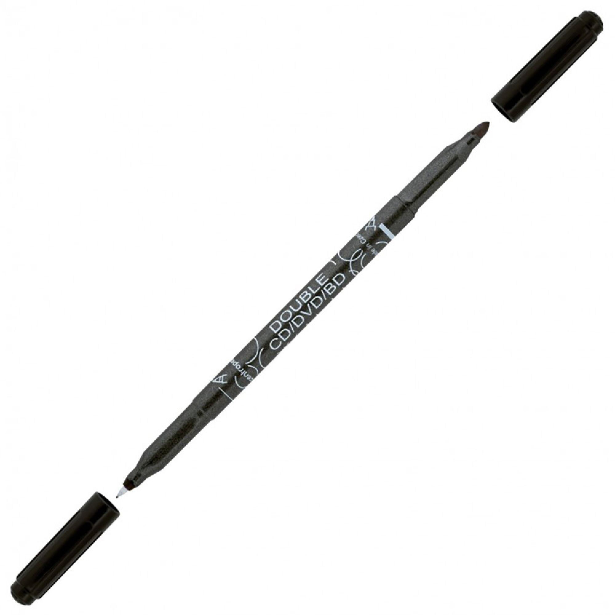 Marker cd 2 capete negru 0.6/2.5mm 3616
