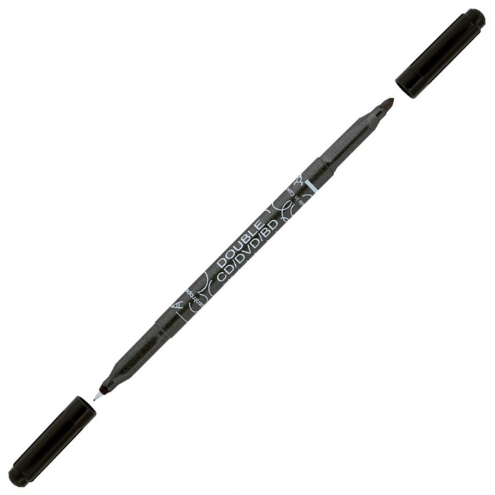 Маркер cd 2 края черен 0.6/2.5mm 3616