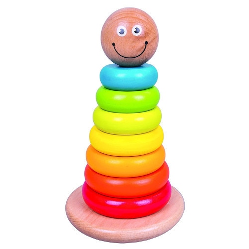 Jucarie Bino Inele Jucause din Lemn