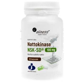 Supliment nutritiv Natokinaza, MedicaLine Aliness, 60 capsule, 100 mg Supliment nutritiv Natokinaza, MedicaLine Aliness, 60 capsule, 100 mg