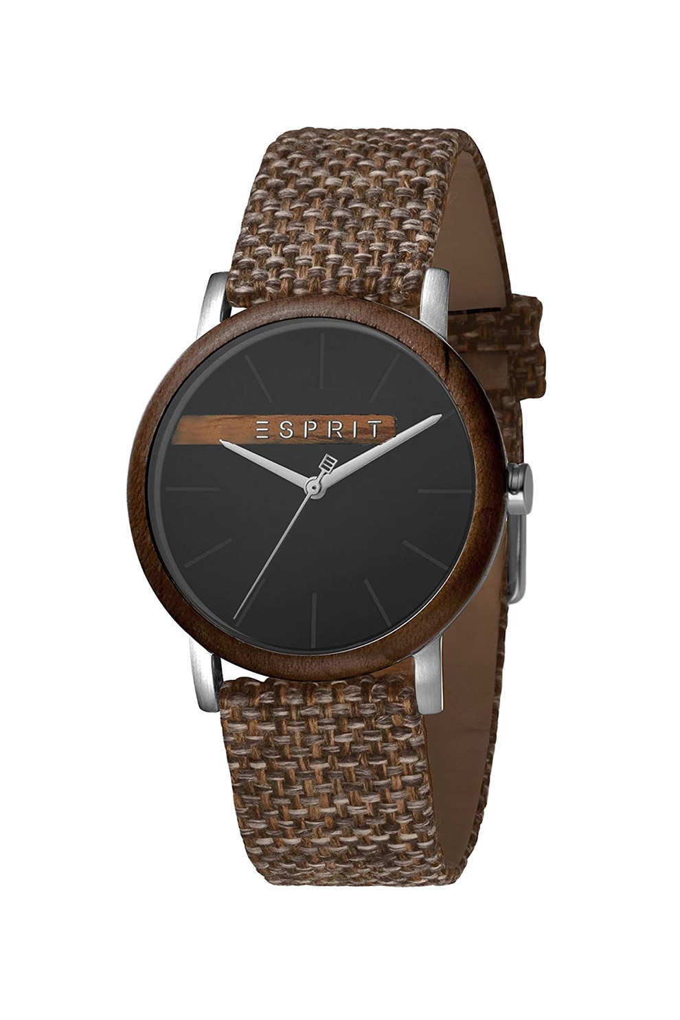 Esprit, Ceas quartz cu o curea de panza, Maro scortisoara