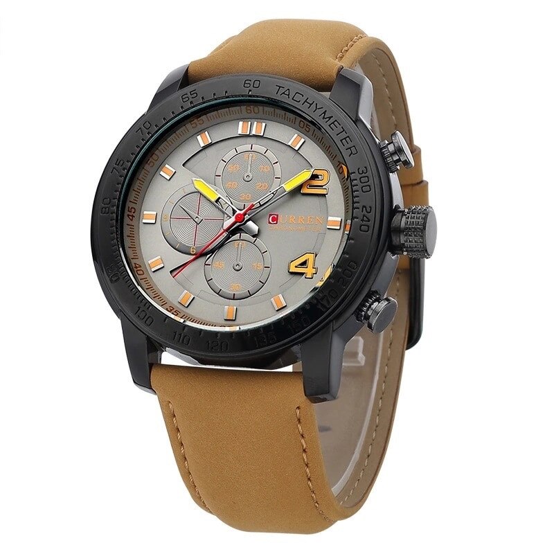 Ceas barbatesc elegant Curren President, gri