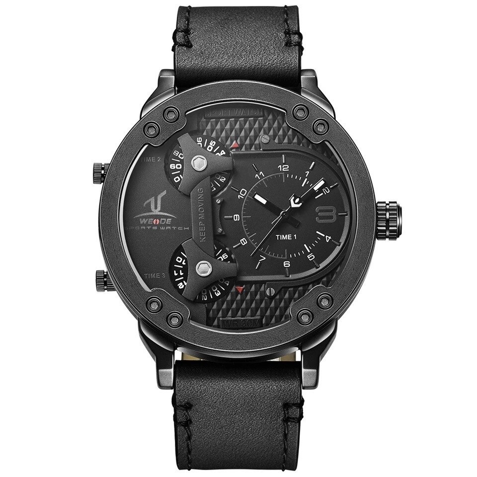 Ceas barbatesc casul Weide Royal, negru