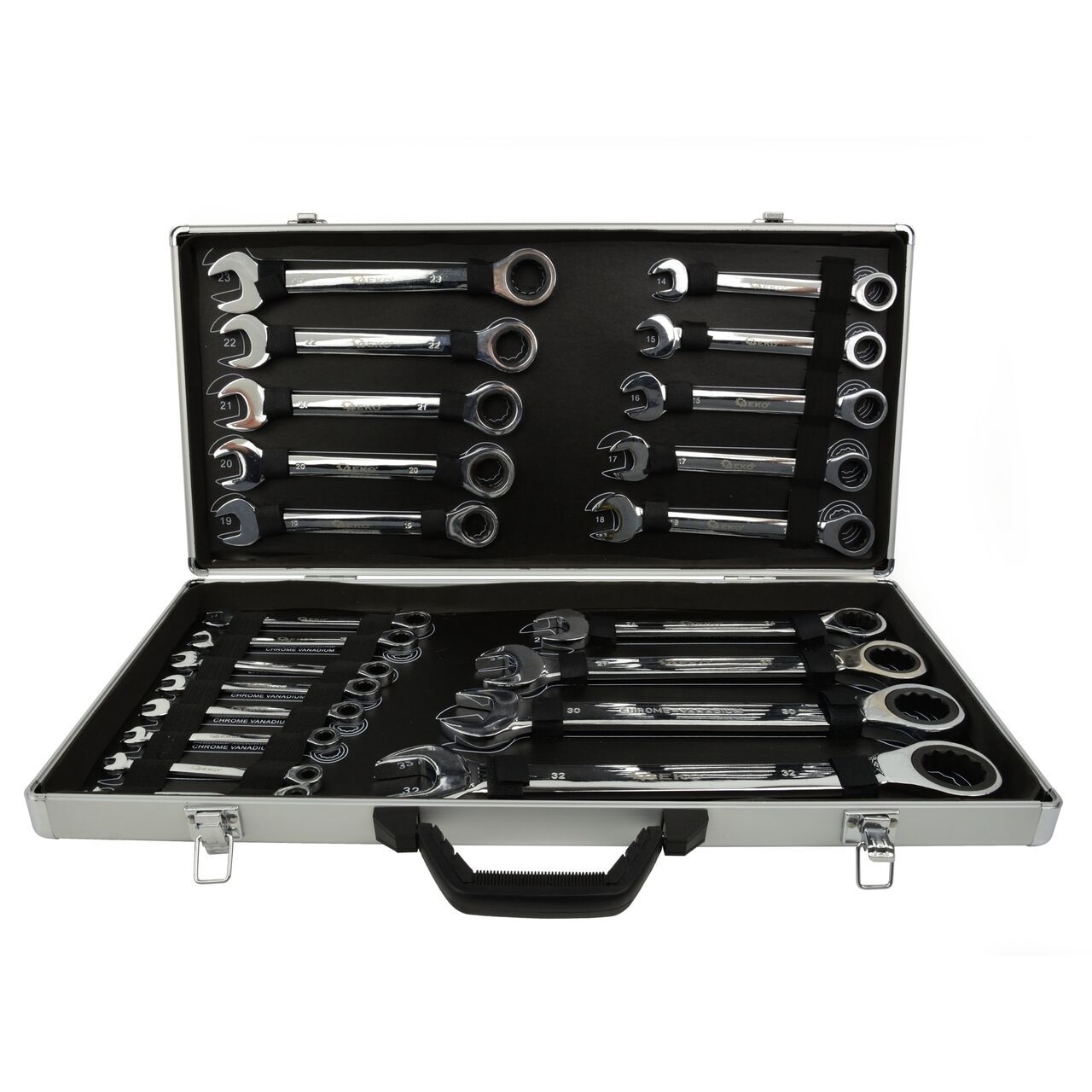 Set 22 chei combinate cu clichet 6-32mm, Geko G10341