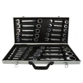 Set 22 chei combinate cu clichet 6-32mm, Geko G10341 Set 22 chei combinate cu clichet 6-32mm, Geko G10341