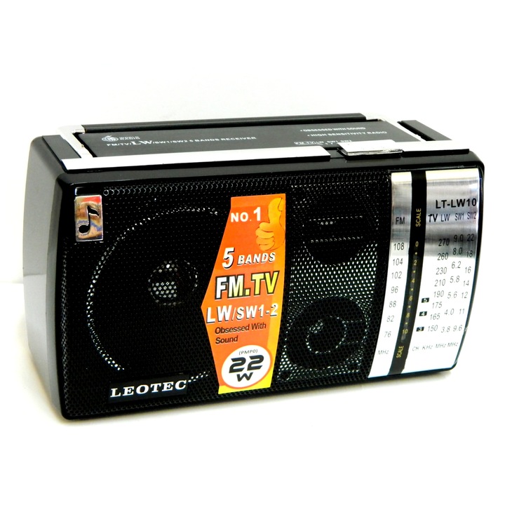 Преносимо радио Leotec LT, световен приемник LW10