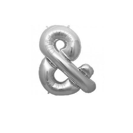 Balon Folie Semnul And Argintiu 40cm Emag Ro