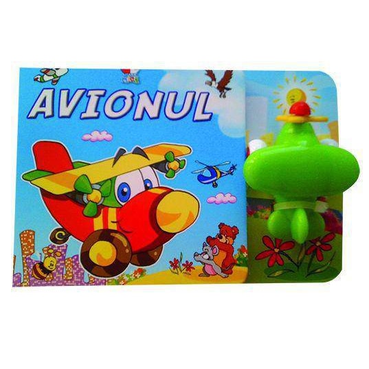 Avionul - Carte cu jucarie