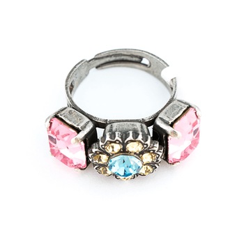 Inel placat cu Argint 925, Cristale, Celebrate by Roxannes - Mariana Jewellery, Roz 7212-323SP Inel placat cu Argint 925, Cristale, Celebrate by Roxannes - Mariana Jewellery, Roz 7212-323SP