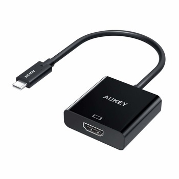 Adaptor HDMI - USB-C Aukey CB-C01, 4K, negru Adaptor HDMI - USB-C Aukey CB-C01, 4K, negru