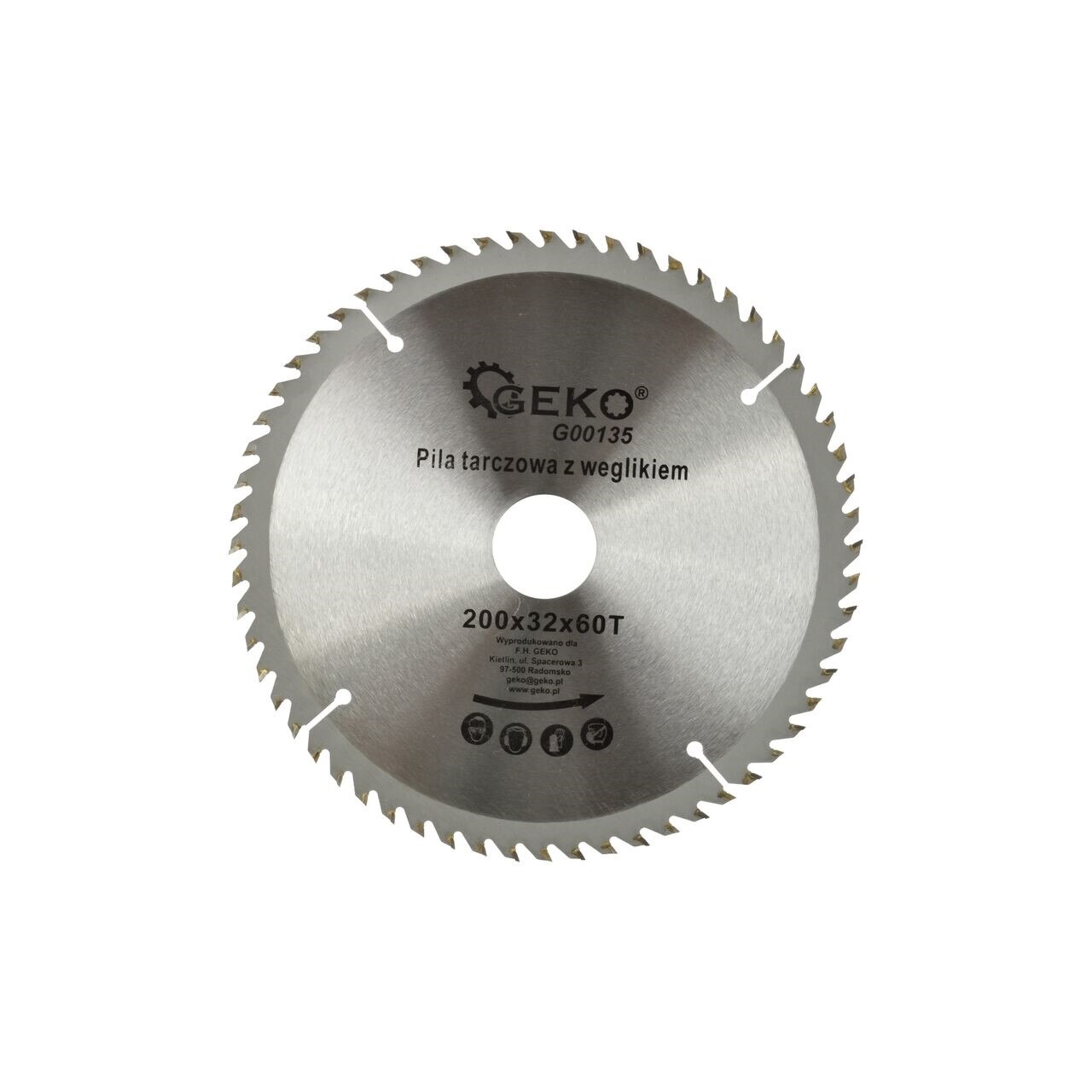 Disc circular pentru lemn 200x32x60T, Geko G00135