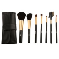 set 7 pensule machiaj profesionale yue pudra gene fond de ten mascara buze negre imagen 3_0_
0