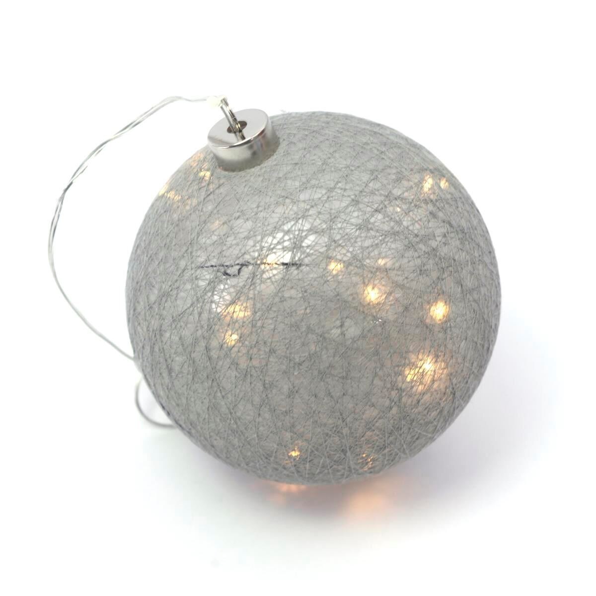 Glob decorativ LED Platinet, gri