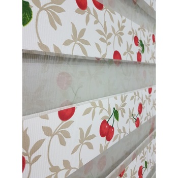 Rulou Textil Zebra Cherry, L=80 cm H=200 cm Rulou Textil Zebra Cherry, L=80 cm H=200 cm