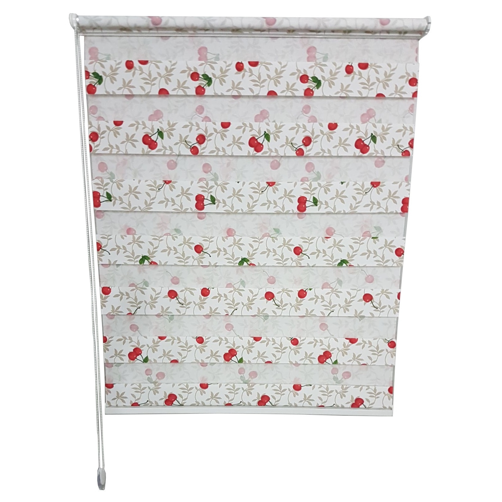 Rulou Textil Zebra Cherry, L=100 cm H=140 cm