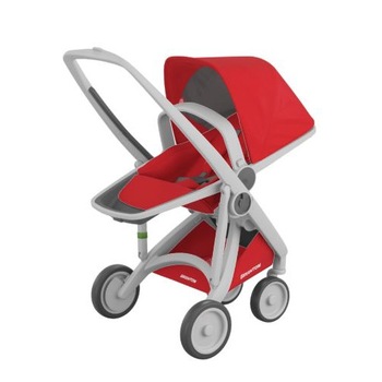 Carucior Reversible 100% Ecologic Grey Red Carucior Reversible 100% Ecologic Grey Red