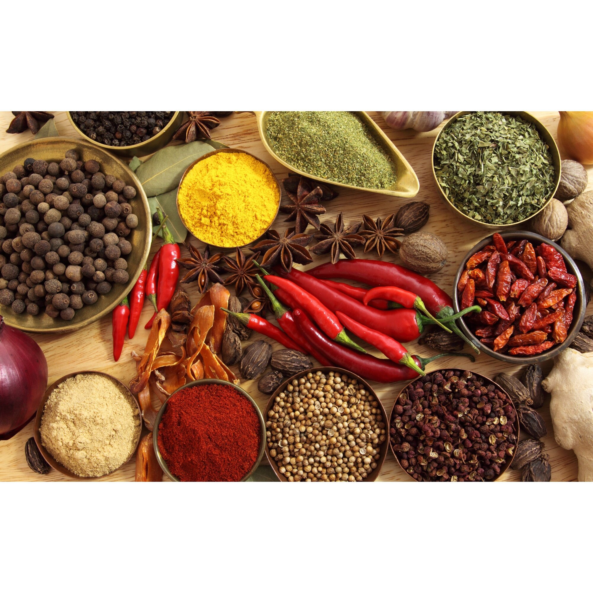 Tablou canvas, produs DekoStore, pentru bucatarie, inramat pe cadru de lemn, print HD, Ingrediente, 30x40 cm