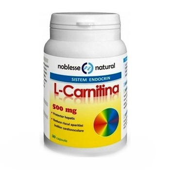 L-Carnitina 500 mg Noblesse Natural 30 capsule L-Carnitina 500 mg Noblesse Natural 30 capsule