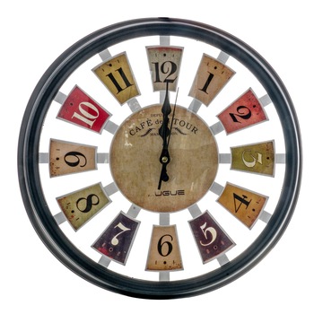 Ceas decorativ HOMEY, realizat din plastic, 42 cm Ceas decorativ HOMEY, realizat din plastic, 42 cm
