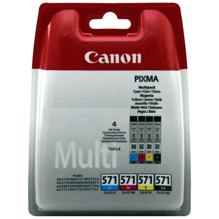 Canon CLI-571 tintapatron, Multipack