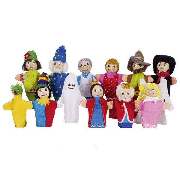 Set 12 marionete pentru deget, 3 ani +