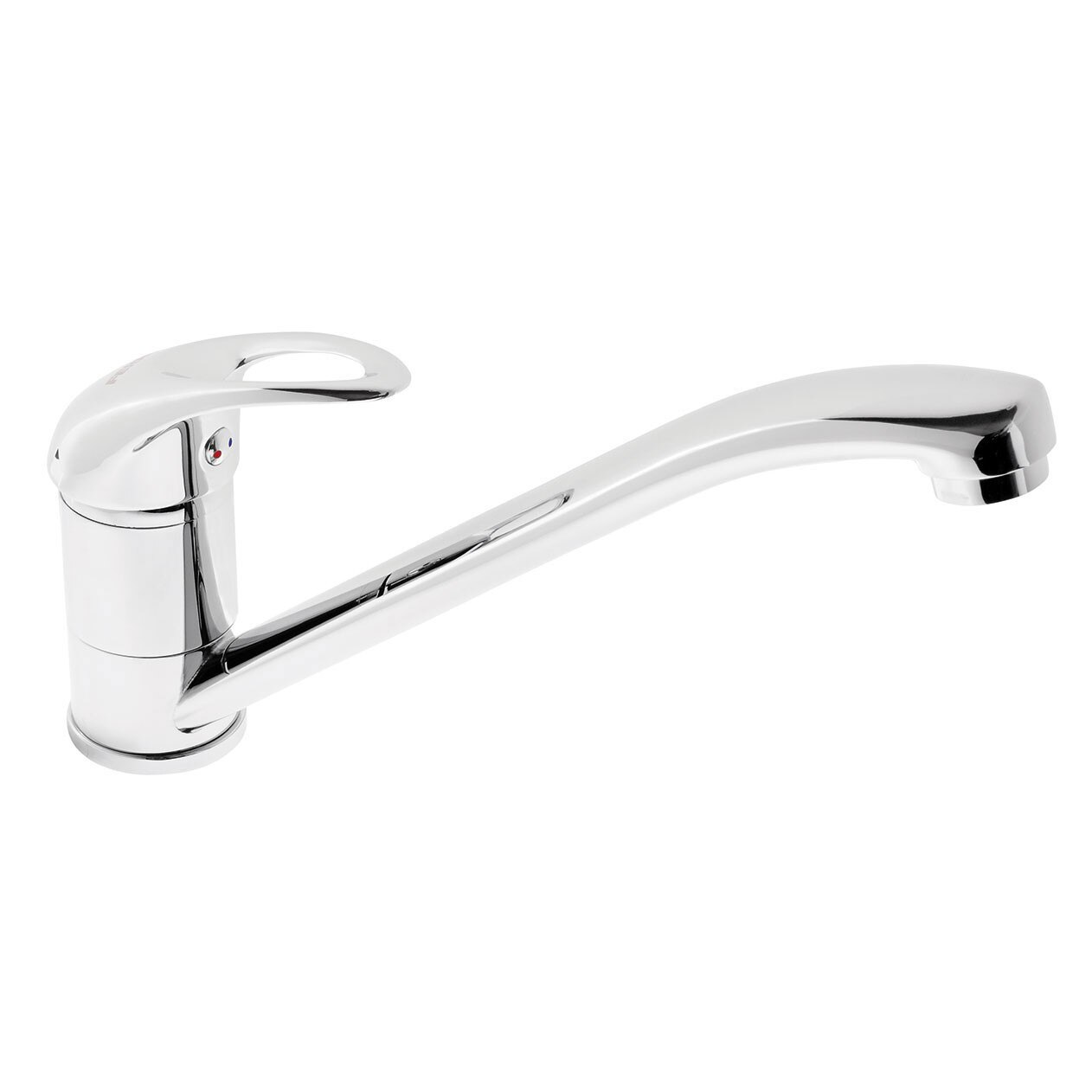 Baterie bucatarie iMKⓇ design clasic, maner decupat, inaltime 145 mm, cu cartus ceramic