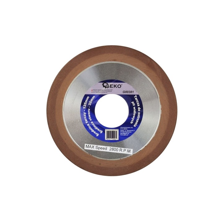 Disc circular pentru ascutire 125x32mm, Geko G00381